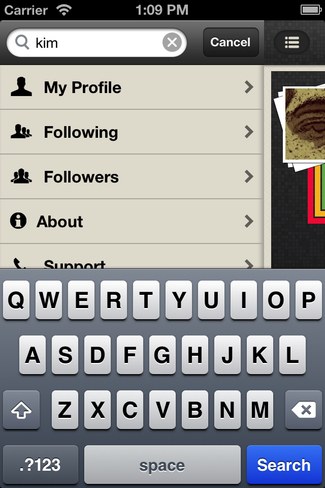 iPhone Screenshot 1